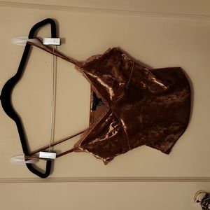 Dainty Forever 21 Velvet Top